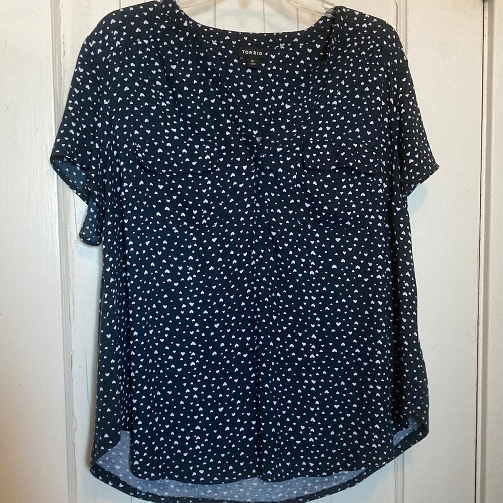 Torrid navy top